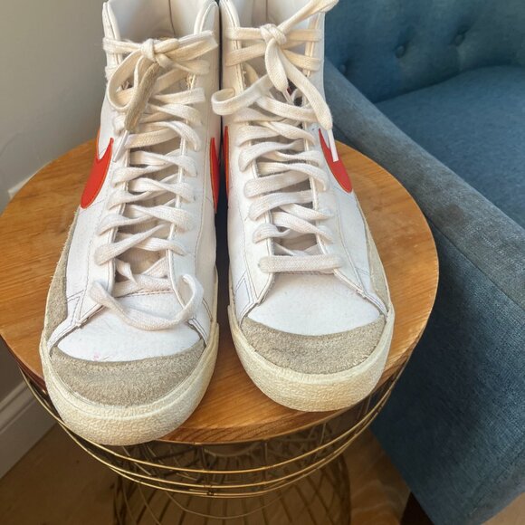 Nike Blazer Mid '77 Vintage White Mantra Orange 2020 Size 11 - Picture 2 of 9